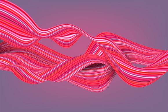 Abstract Coral Liquid Flow Motion Design for Modern Branding
