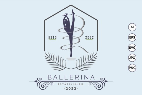 Ballerina Dance Motion Ballet Vector: The Elegant Dance Font