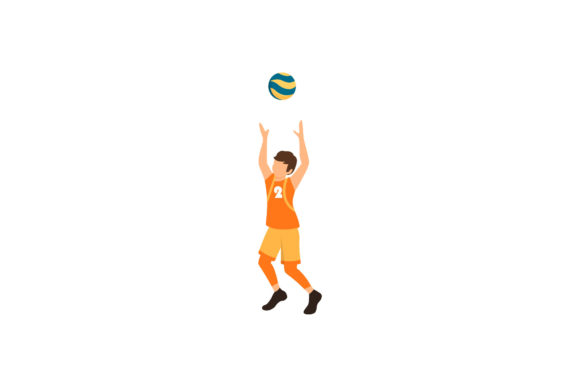 Capturing Motion: The Dynamic Energy of Volleyball Design Art