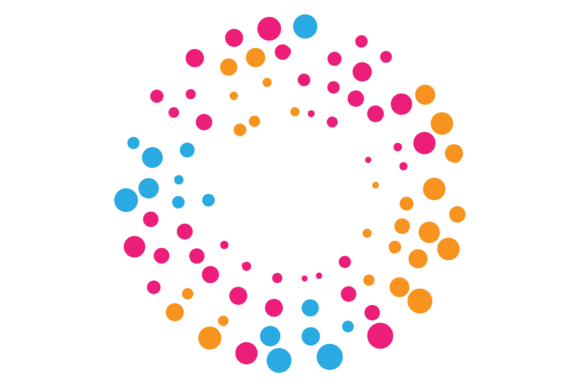 Circular Color Dots: A Round Motion Firework for Modern Design