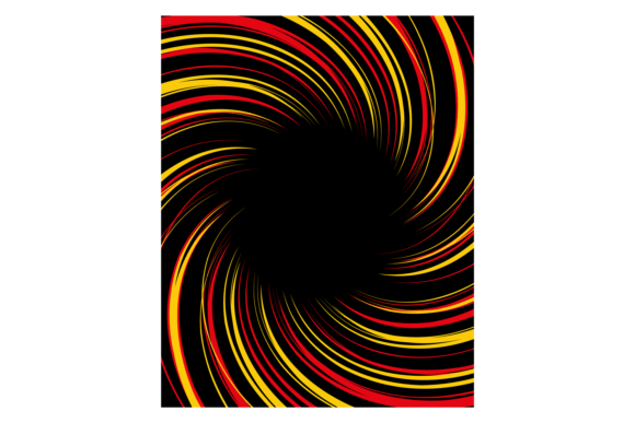 Color Spiral Motion Speed Lines Abstract: A Dynamic Font Choice