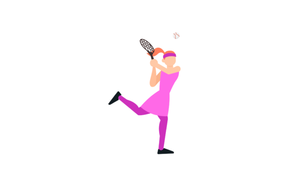 Dynamic Motion: The Sport Tennis Motion Professional Design Asset
