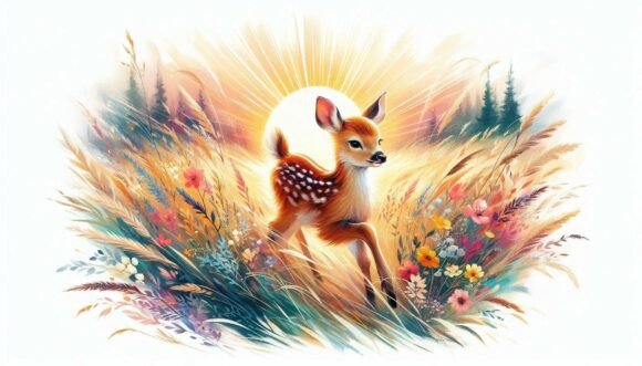 Meadow Deer Motion: Where Nature Meets Digital Elegance