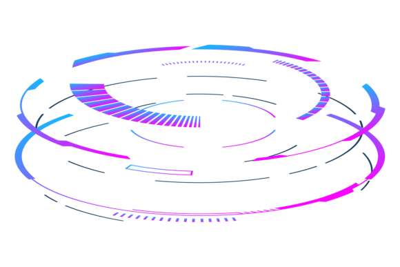 Round Motion Element in Cyberpunk Neon V: A Guide for Designers