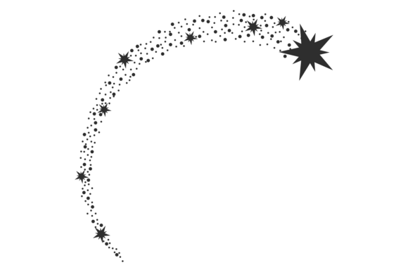 Star Round Motion: A Bold Black Holiday Decorat Font for Dynamic Design